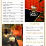 Menu Maison Honoré Marrakech June 2023 341221-542200